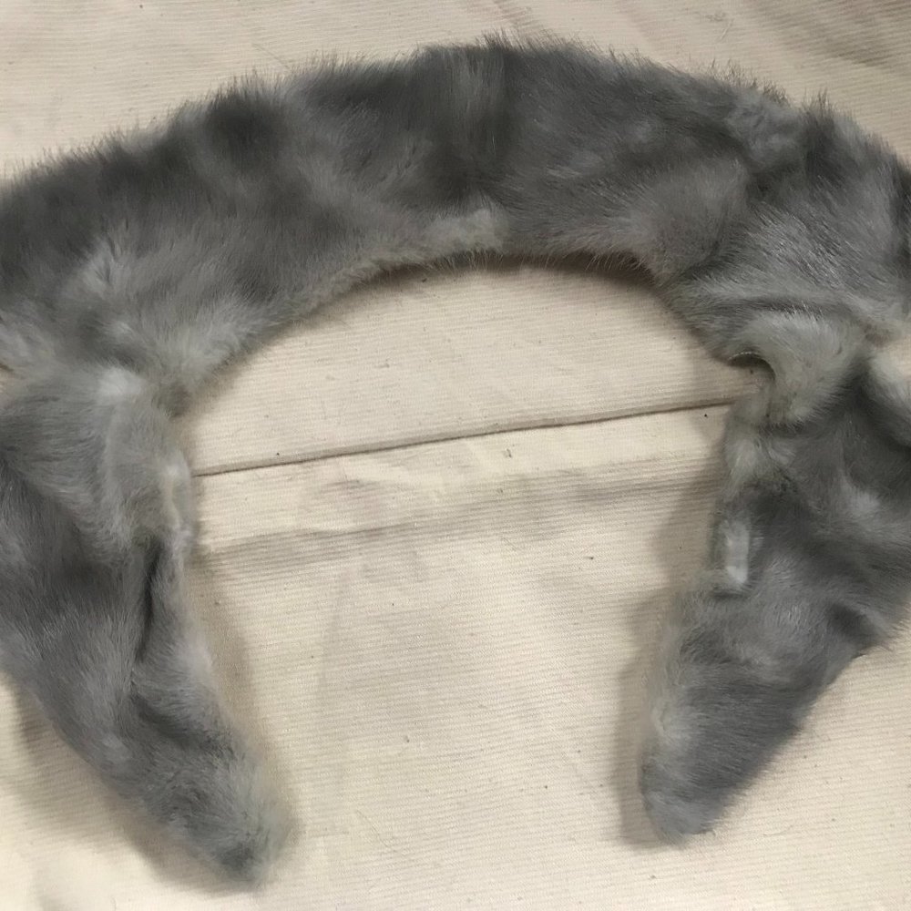 Vintage Rabbit Fur coat collar